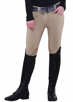 JPC EQUESTRIAN Equine Couture™ Ladies' Sophie Silicone Knee-Patch Breech- Knee Patch Breeches