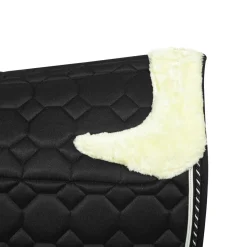 JPC EQUESTRIAN Equine Couture™ Luxe All-Purpose Pad with Faux-Mink Fur- Close Contact Saddle Pads