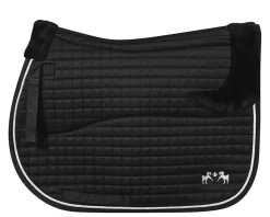 JPC EQUESTRIAN Equine Couture™ Regal All-Purpose Pad with Faux-Mink Fur & Coolmax® Lining- Close Contact Saddle Pads