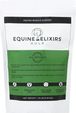 EQUINE ELIXIRS INC Equine Elixirs Hulk® Muscle Support Powder- Horse Supplements