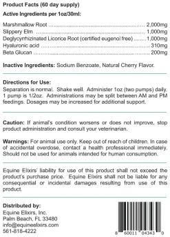 EQUINE ELIXIRS INC Equine Elixirs Slimer Liquid Gastric Support- Horse Supplements