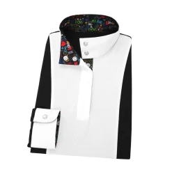 ESSEX CLASSICS Danny & Ron’s Girls’ “” Luna Performance Long Sleeve Show Shirt-Kids Kids' Show Shirts|Show Shirts