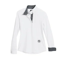 ESSEX CLASSICS Girls’ Talent Yarn® Long Sleeve Show Shirt-Kids Kids' Show Shirts|Show Shirts