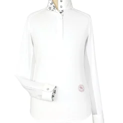 ESSEX CLASSICS Girls’ Talent Yarn Long-Sleeve Show Shirt-Kids Kids' Show Shirts|Show Shirts