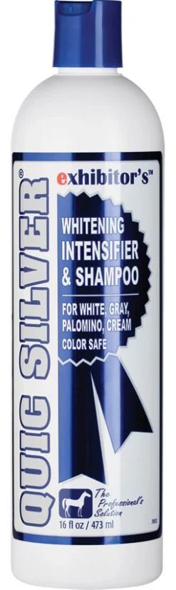 ANIMAL HEALTH INT Exhibitor™ Quic Silver® Whitening Shampoo- Coat, Mane & Tail Care