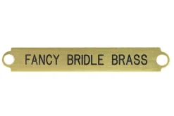 DOVER DROPSHIP Fancy Bridle and Accessory Plate- Nameplates