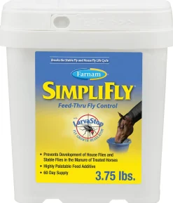 ANIMAL HEALTH INT Farnam® SimplyFly® Feed-Thru Fly Control with LarvaStop- Horse Supplements|Fly Control