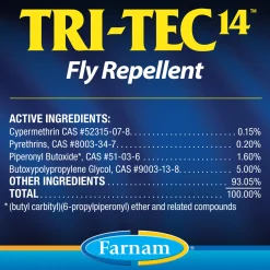 ANIMAL HEALTH INT Farnam® Tri-Tec 14™ Easy-Pour Gallon- Fly Control|Fly Repellents