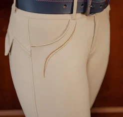 FITS RIDING FITS® Ladies’ Abbey Tread Knee-Patch Breech- Knee Patch Breeches