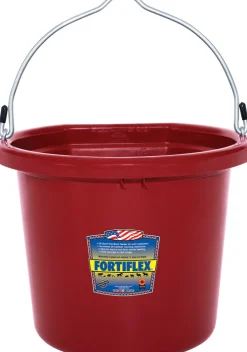 BRADLEY CALDWELL Fortiflex® 20-Quart FlatBack Bucket - Colors- Buy More Save More!|Feed & Water Buckets