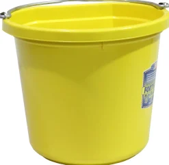 BRADLEY CALDWELL Fortiflex® 20-Quart FlatBack Bucket - Colors- Buy More Save More!|Feed & Water Buckets