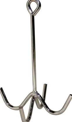 KING YOUNG Four-Prong Chrome Metal Tack Hook- Stable Hardware