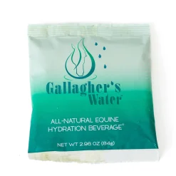 EQUESTRIBEV Gallagher’s Water™ All-Natural Equine Hydration Beverage, 12 Sachets- Horse Supplements