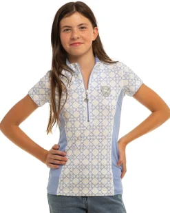 GOODE RIDER ™ Girls’ Ideal Show Shirt-Kids Kids' Casual Riding Clothes