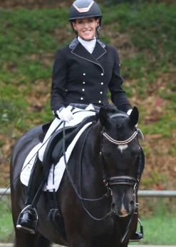 HALTER EGO Aurelia Rose Gold Black Patent Double Bridle- English Bridles