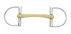 ERS Happy Mouth Bits® King Hunter D-Ring Pro Ribbed Mullen Mouth Bit- English Horse Bits