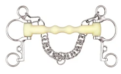 ERS Happy Mouth Bits® Shaped Mullen Mouth Short Shank Pelham Bit- English Horse Bits