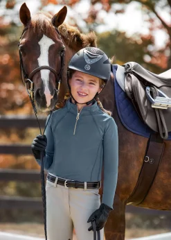 KIRSCH HeatBlast™ Kids’ Sidney Long Sleeve Shirt-Kids Kids' Casual Riding Clothes