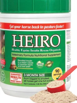 RJ MATTHEWS Heiro™ Healthy Equine Insulin Rescue Organical- Horse Supplements
