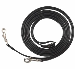 JPC EQUESTRIAN Henri de Rivel Breastplate Draw Reins - Full Leather with Breastplate Snap- Reins