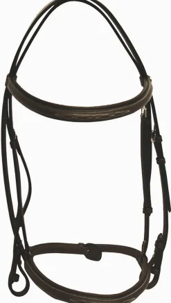 JPC EQUESTRIAN Henri de Rivel Fancy Raised Padded Bridle with Laced Reins- English Bridles