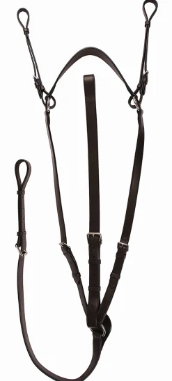 JPC EQUESTRIAN Henri de Rivel Pro Flat Breastplate Martingale- Martingales & Breastplates