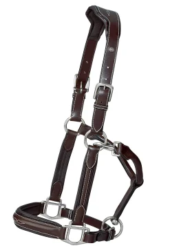 JPC EQUESTRIAN Henri de Rivel Stress Free Halter with Fancy Contrast Stitching- Halters