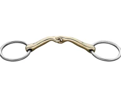 GEM-HERM SPRENGER Herm Sprenger® Sensogan® KK Bradoon -14mm mouth; 55mm rings- English Horse Bits