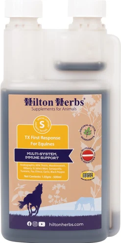RJ MATTHEWS Hilton Herbs® TX First Response Multi-System Immune Support- Horse Supplements