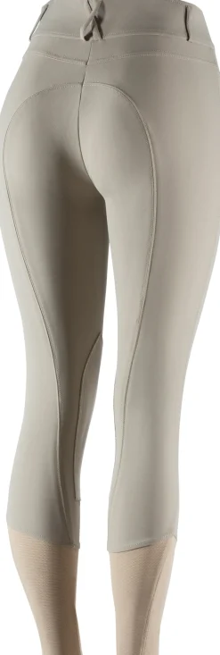 EQUINAVIA Horze Ladies’ Angelina Synthetic Leather Knee-Patch Breech- Full Seat Breeches