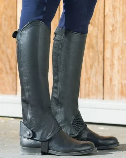EQUINAVIA Horze Leather Half Chaps- Half Chaps