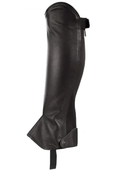 EQUINAVIA Horze Leather Half Chaps with Elastic- Half Chaps