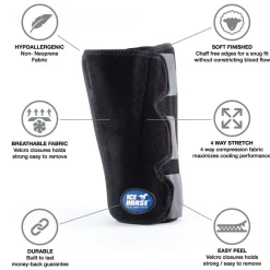 MACKINNON Ice Horse® Hock Wraps - Pair- Therapy|Hoof & Hock Boots