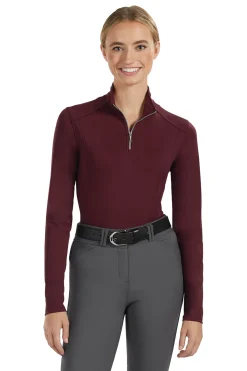 KIRSCH IconEQ™ Ladies’ Lux Long Sleeve Solid Shirt- Long Sleeve Tops