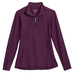 KIRSCH IconEQ™ Lux Quarter-Zip Long-Sleeve Shirt- Long Sleeve Tops
