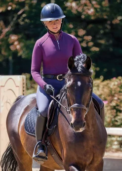 KIRSCH IconEQ™ Lux Quarter-Zip Long-Sleeve Shirt- Long Sleeve Tops