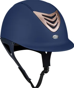 INT RIDING HELMET IRH® IR4G Helmet with Matte Finish & Rose Gold Frame- Riding Helmets|Riding Helmets