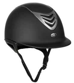 INT RIDING HELMET IRH® IR4G Matte Helmet, Black Finish with Titanium Vent- Riding Helmets|Riding Helmets