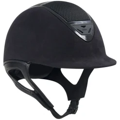 INT RIDING HELMET IRH® IR4G XLT Suede Helmet with Gloss Vent- Riding Helmets|Riding Helmets