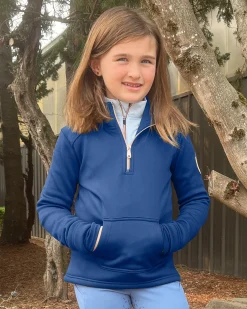 TOKLAT ORIGINALS Irideon® Kids’ Fjord Fleece Hoodie-Kids Kids' Casual Riding Clothes