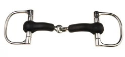 WEATHERBEETA JP by Korsteel® Rubber Racing Dee Bit- English Horse Bits