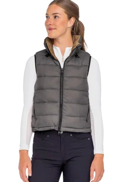 KASTEL DENMARK Ladies’ Contessa Reversible Quilted Vest- Casual Riding Vests