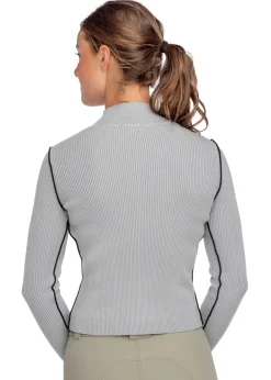 KASTEL DENMARK Ladies’ Mock Neck Knit Sweater- Sweaters & Winter Tops