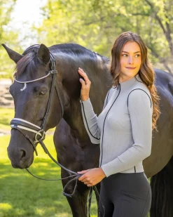 KASTEL DENMARK Ladies’ Mock Neck Knit Sweater- Sweaters & Winter Tops