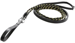 PEP-KAVALKADE Kavalkade Leather Draw Reins with Nylon Rope Front- Lunging & Training Equipment