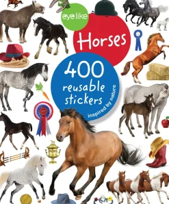 KELLEY AND COMPANY Horses Sticker Book- Books & Dvds