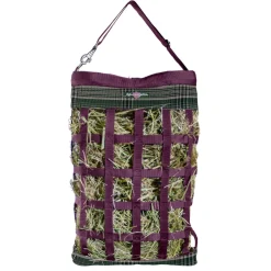KENSINGTON ™ Hay Bag with Rim, Large Holes, 2 Flake Capacity- Hay Bags, Nets & Racks|Stable Hardware