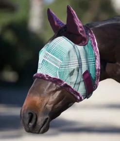 KENSINGTON ™ Signature Fly Mask with Plush Fleece, Ears & Forelock Hole- Fly Control|Fly Masks