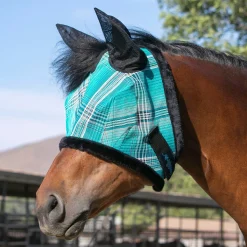 KENSINGTON ™ Signature Fly Mask with Plush Fleece, Ears & Forelock Hole- Fly Control|Fly Masks