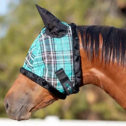 KENSINGTON ™ Signature Fly Mask with Plush Fleece, Ears & Forelock Hole- Fly Control|Fly Masks